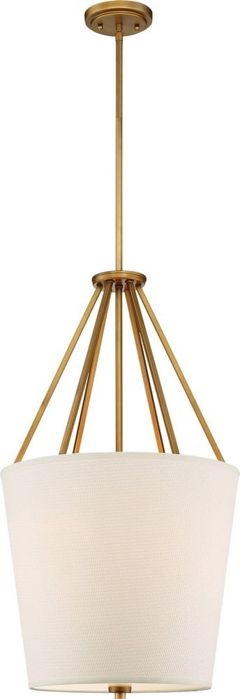 Nuvo Lighting 60/5844 3 Light 17" Wide Pendant - Brass