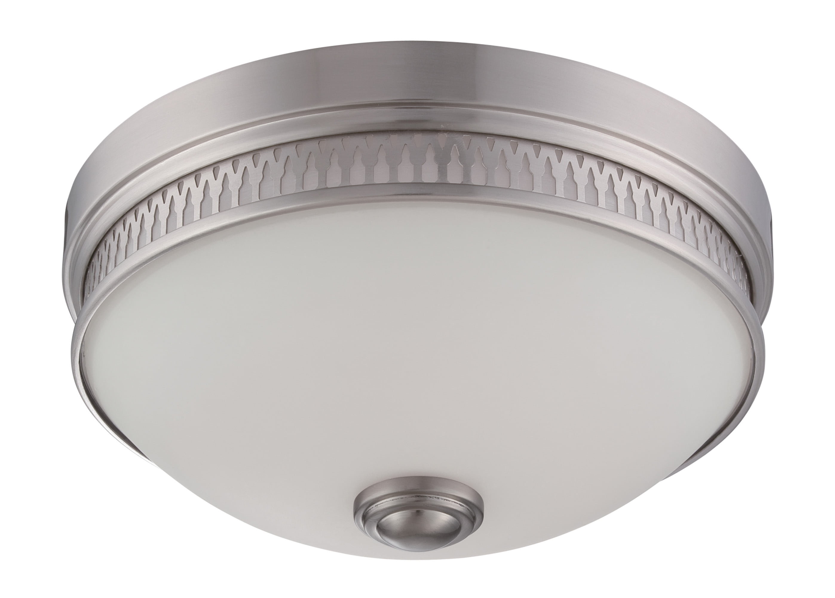 Nuvo Lighting 62/323 Harper 1 Light Led Flush Mount Ceiling Fixture - Nickel