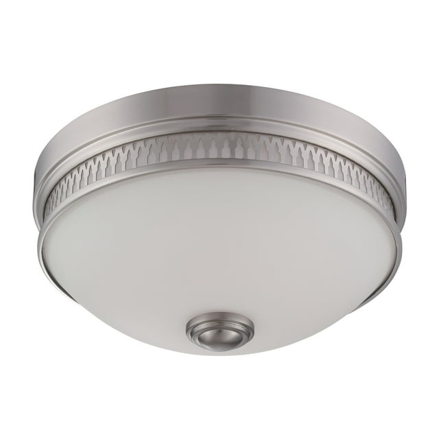 Nuvo Lighting 62/323 Harper 1 Light Led Flush Mount Ceiling Fixture - Nickel