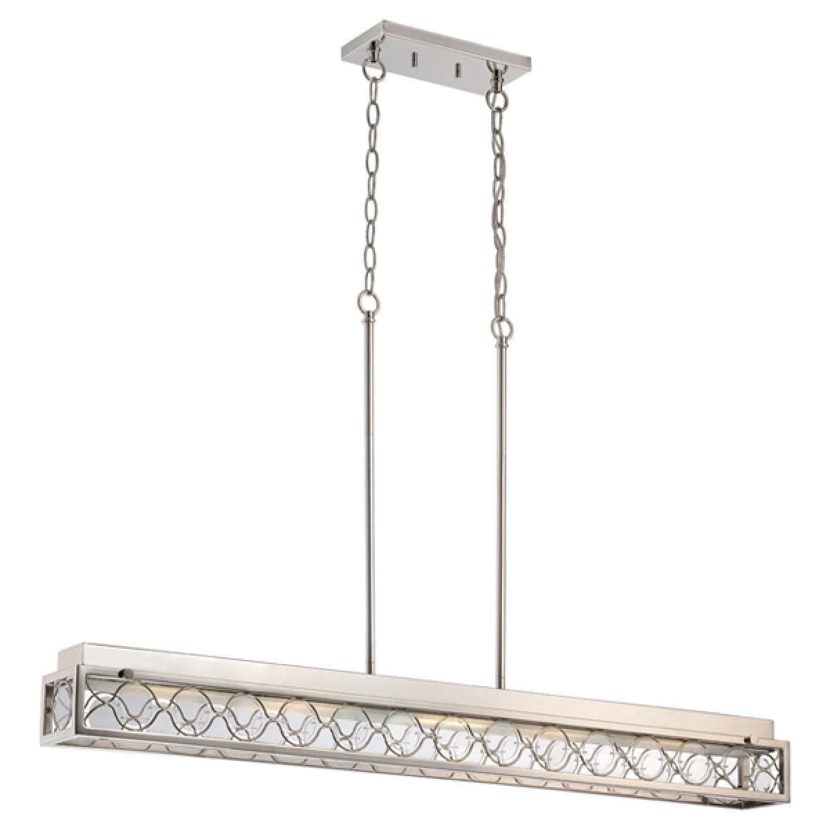Nuvo Lighting 62/336 Frienza 2 Light Led Chandelier - Nickel