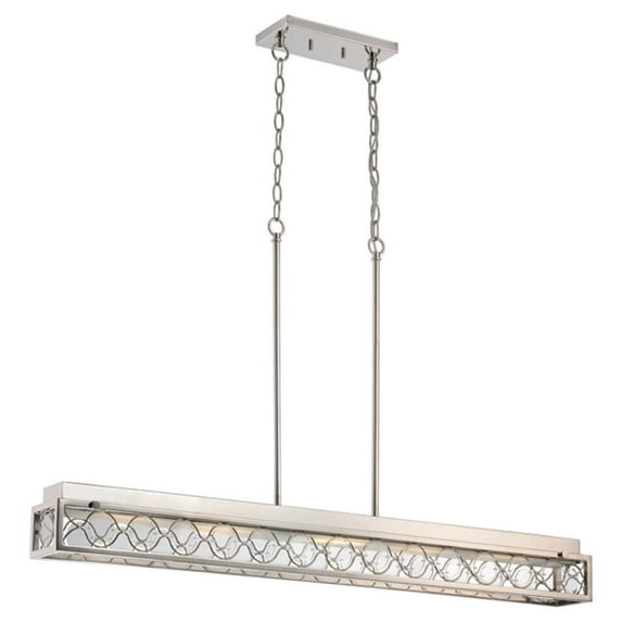Nuvo Lighting 62/336 Frienza 2 Light Led Chandelier - Nickel