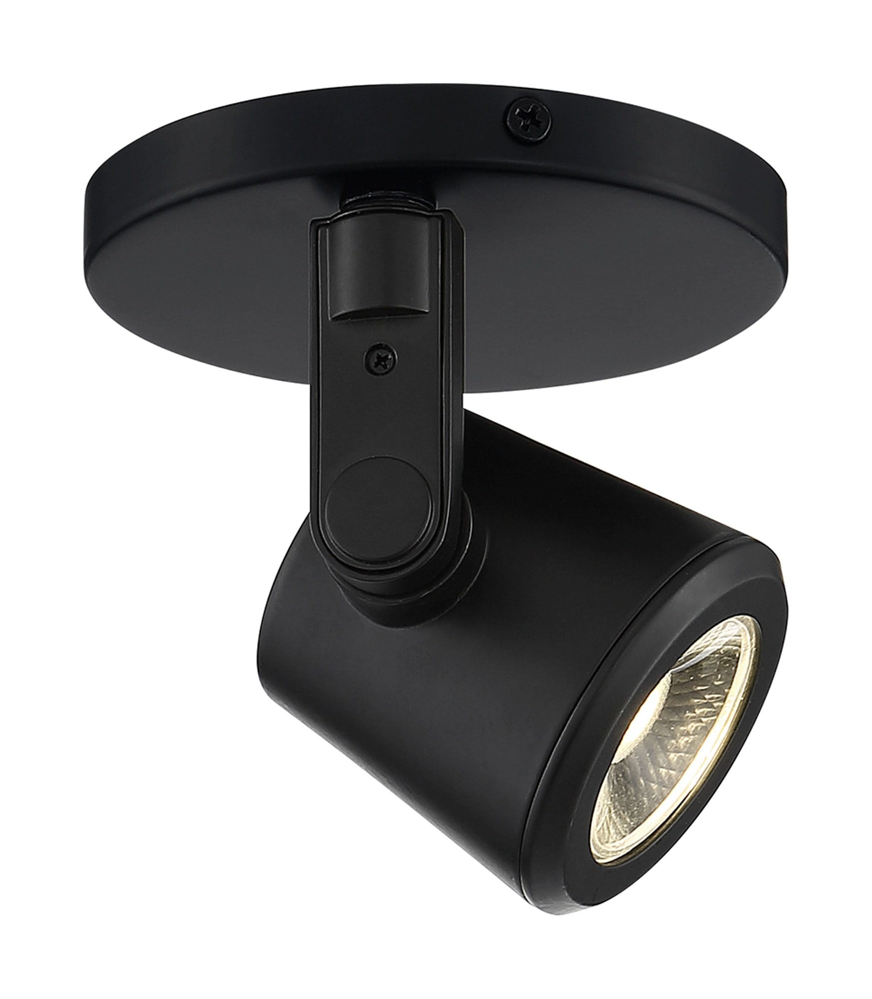 62/1107-Nuvo Lighting-4.75 Inch 12W 1 LED Monopoint Flush Mount-Black Finish