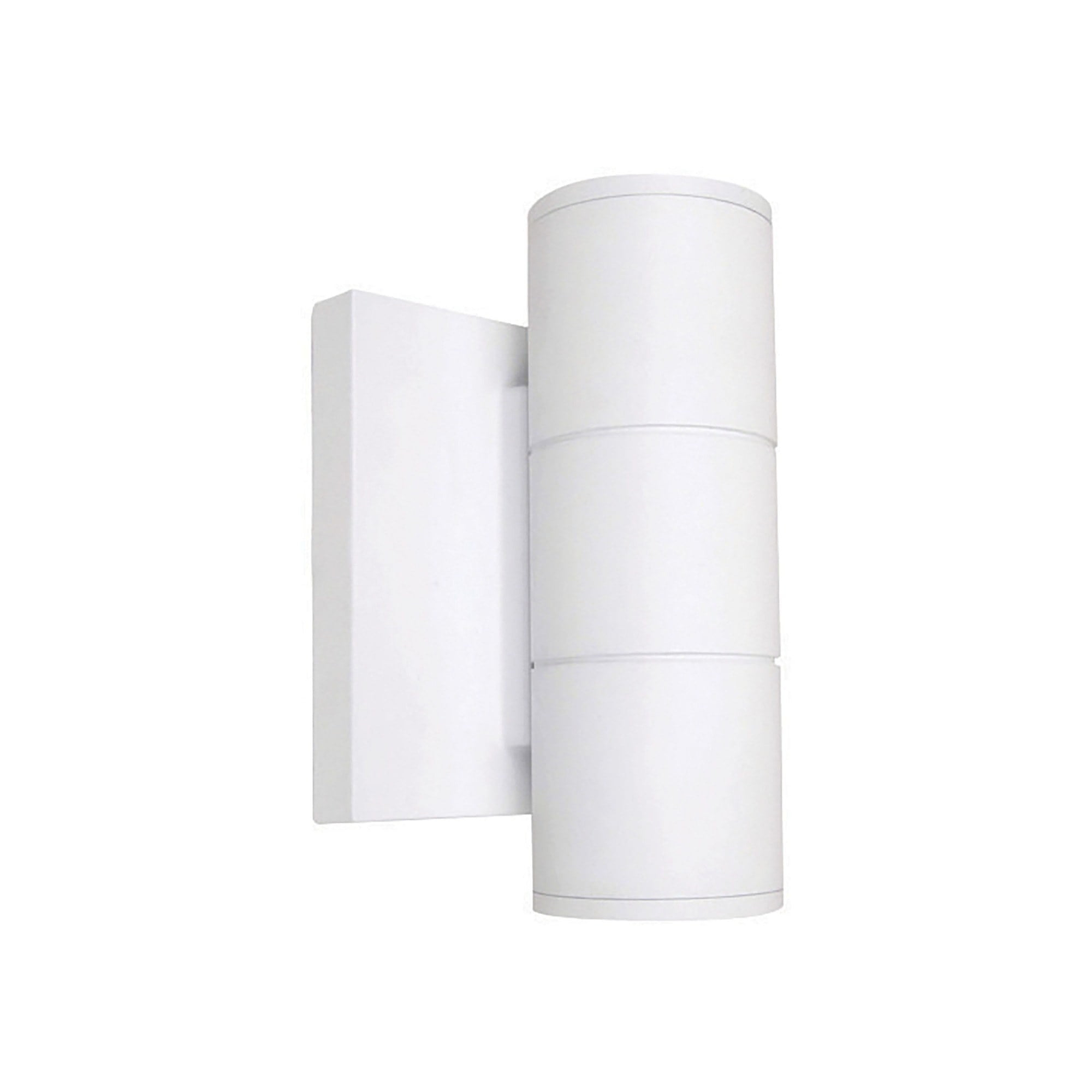 Nuvo Lighting 68086 - 2 Light LED Small Up and Down Sconce Fixture White Finish 10W 120/277V Outdoor Sconce LED Fixture