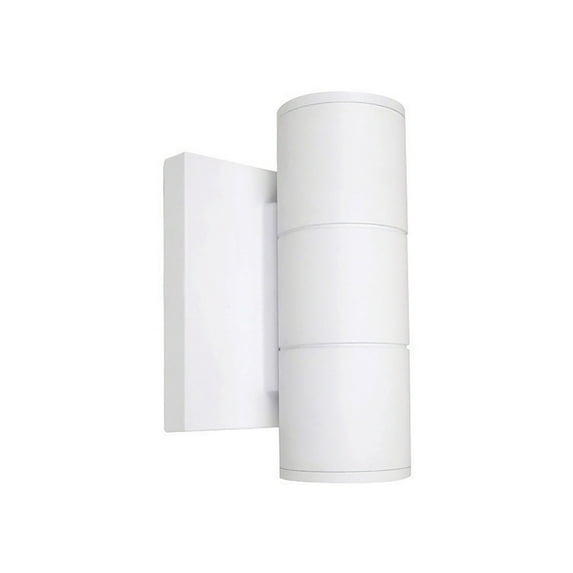 Nuvo Lighting 68086 - 2 Light LED Small Up and Down Sconce Fixture White Finish 10W 120/277V Outdoor Sconce LED Fixture