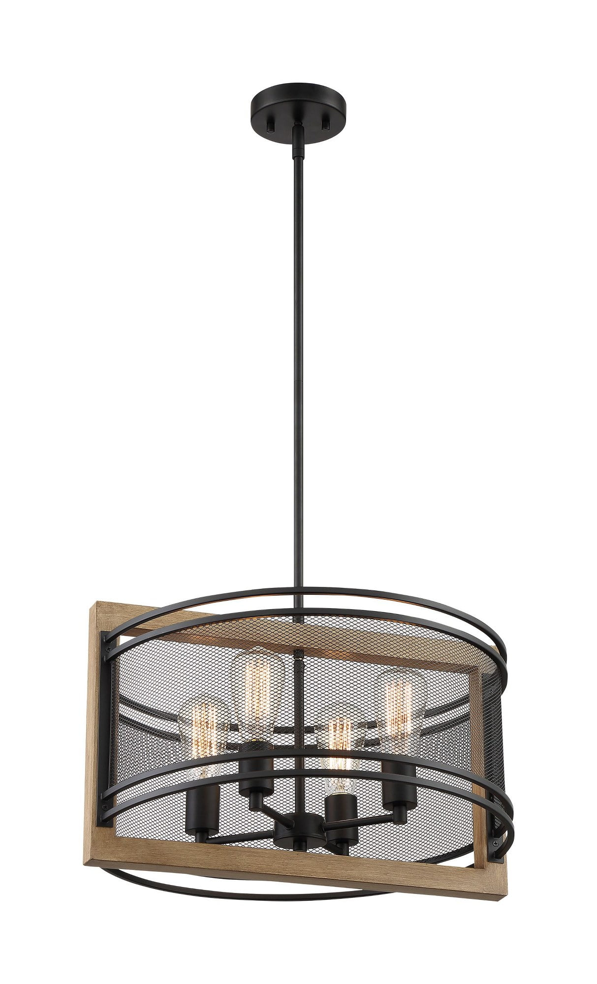 Nuvo Lighting - Atelier-4 Light Pendant in Vintage Style-20 Inches Wide by 12.25