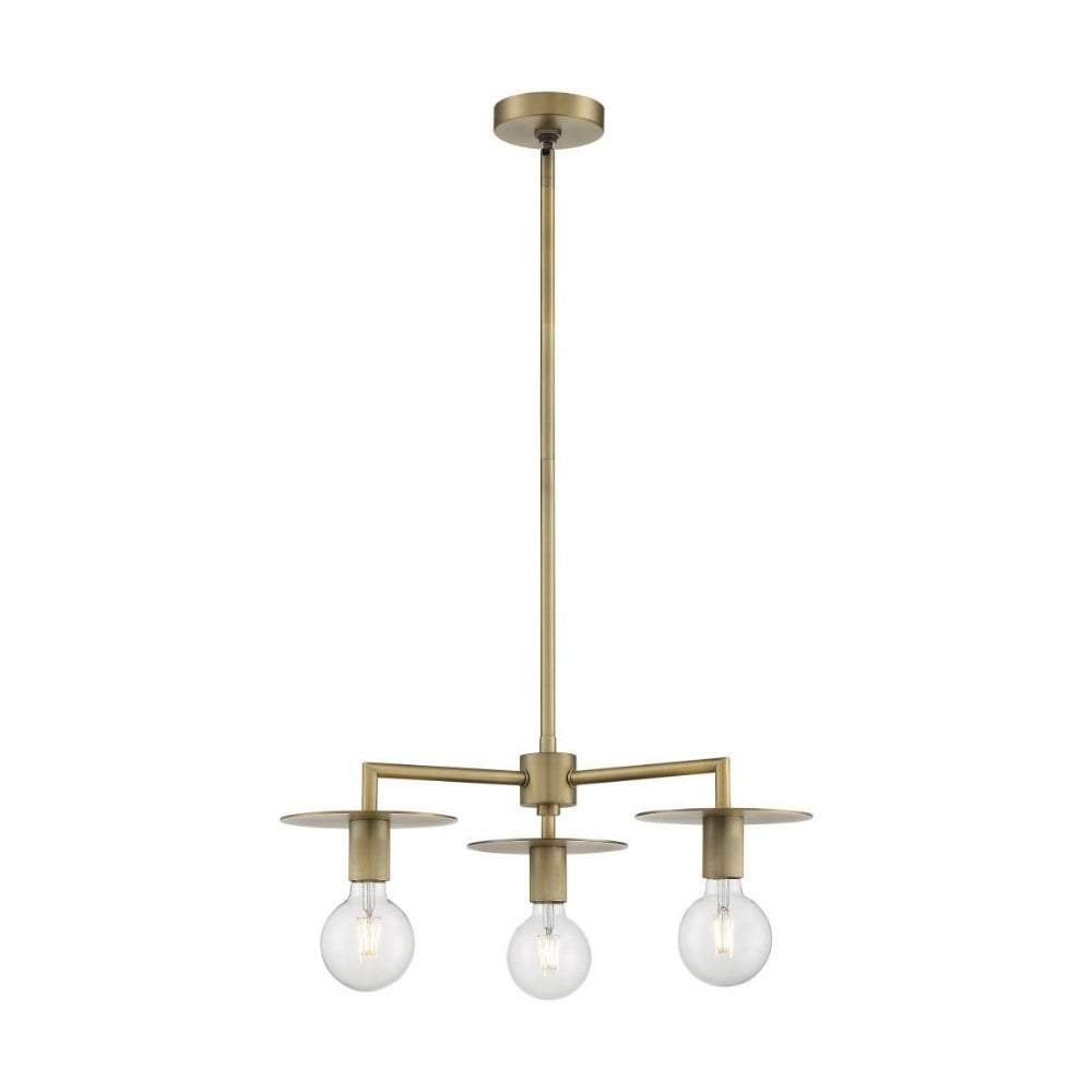 Nuvo Lighting - Bizet-3 Light Chandelier in Traditional Style-24 Inches Wide by