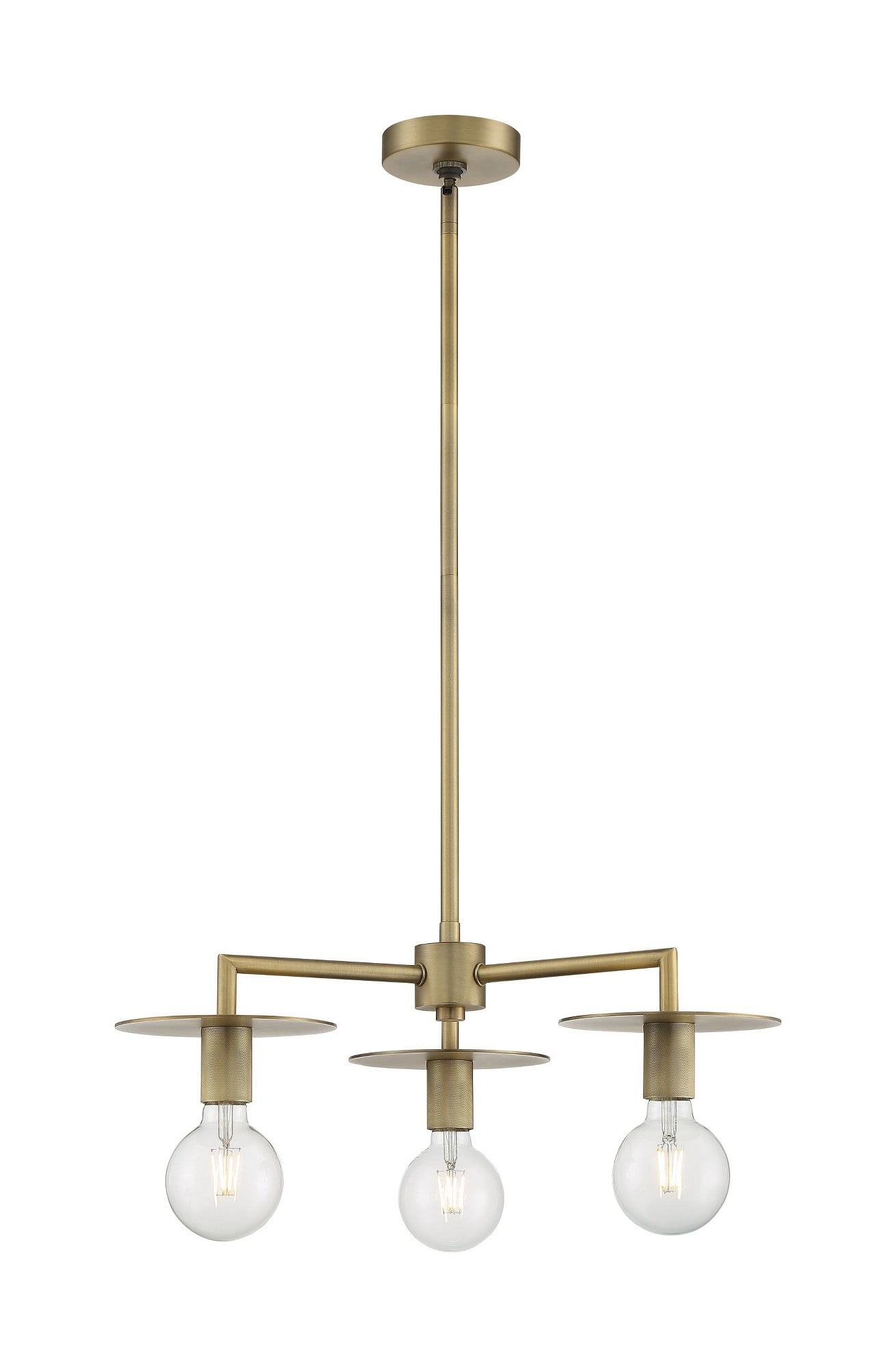Nuvo Lighting - Bizet-3 Light Chandelier in Traditional Style-24 Inches Wide by