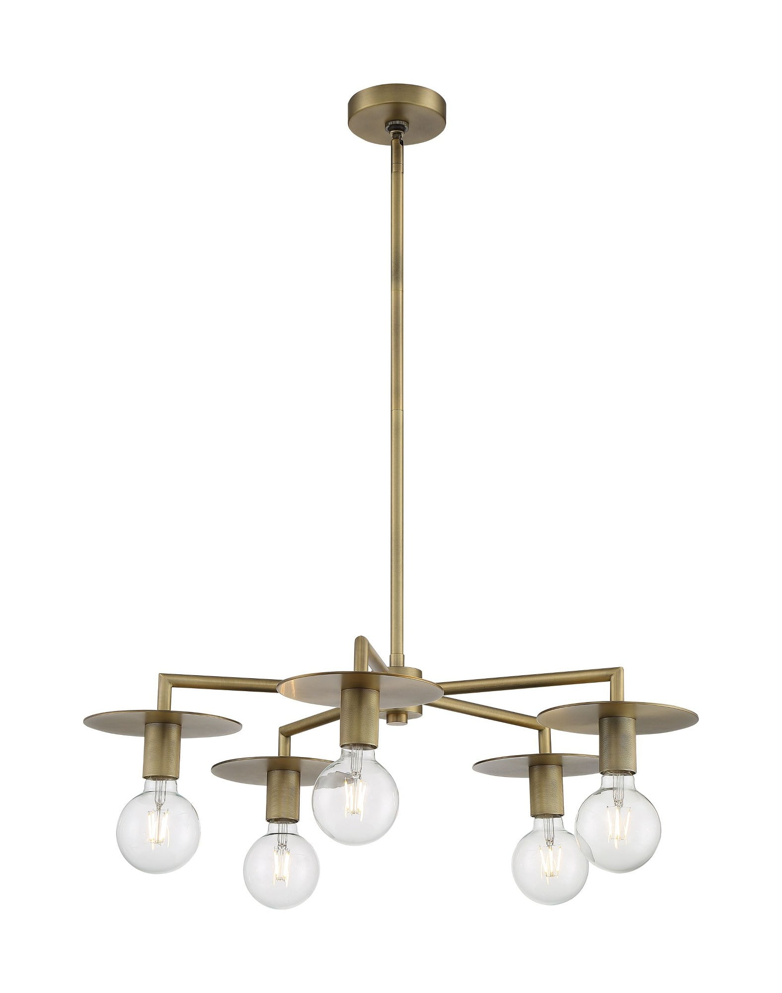 Nuvo Lighting - Bizet-5 Light Chandelier in Traditional Style-28 Inches Wide by