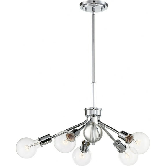 Nuvo Lighting - Bounce-5 Light Pendant in Transitional Style-27 Inches Wide by