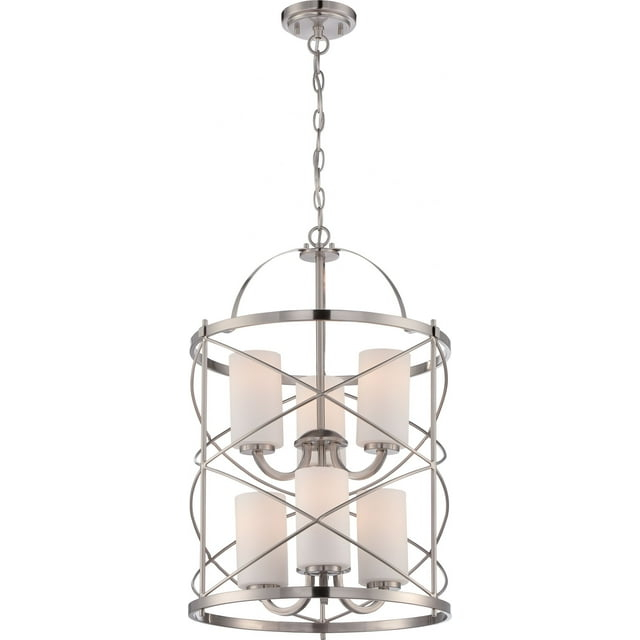 Nuvo Lighting - Ginger-Six Light 2-Tier Chandeliers -16 Inches Wide by 24.63