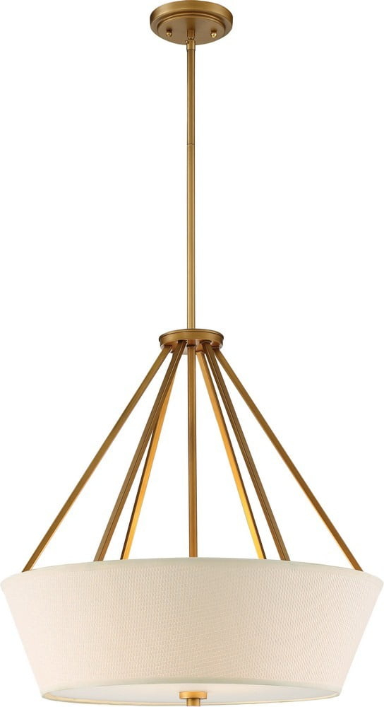 Nuvo Pendant Fixture,4L,22",Brass 60-5841