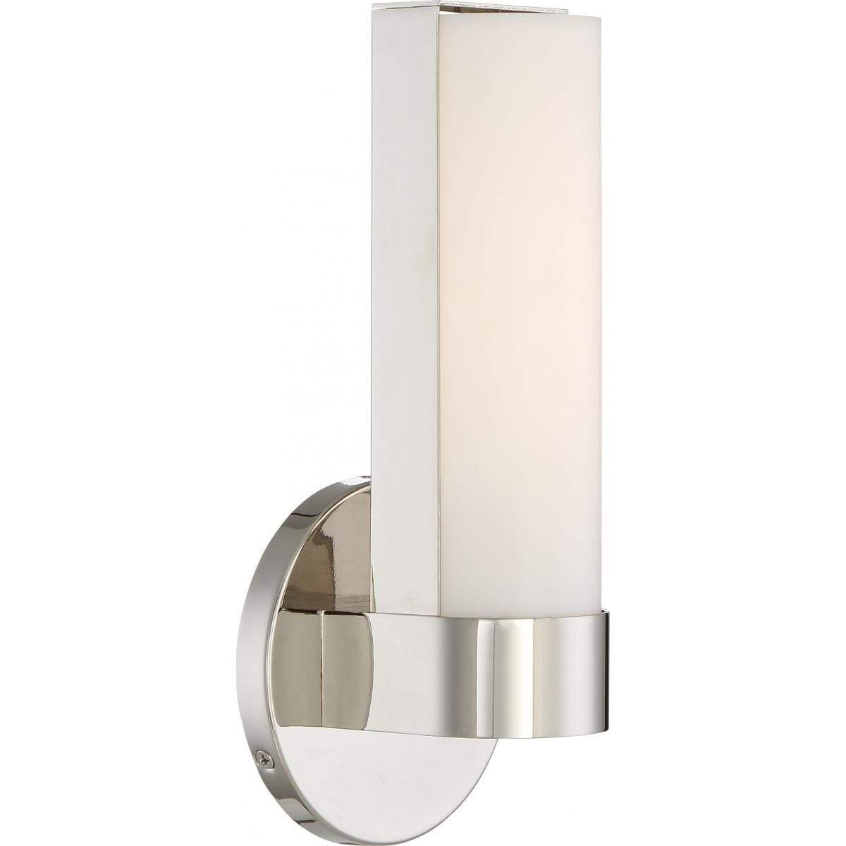 Nuvo Lighting 62/721 Bond 1 Light 6" Wide Integrated Led Bathroom Sconce - Nickel