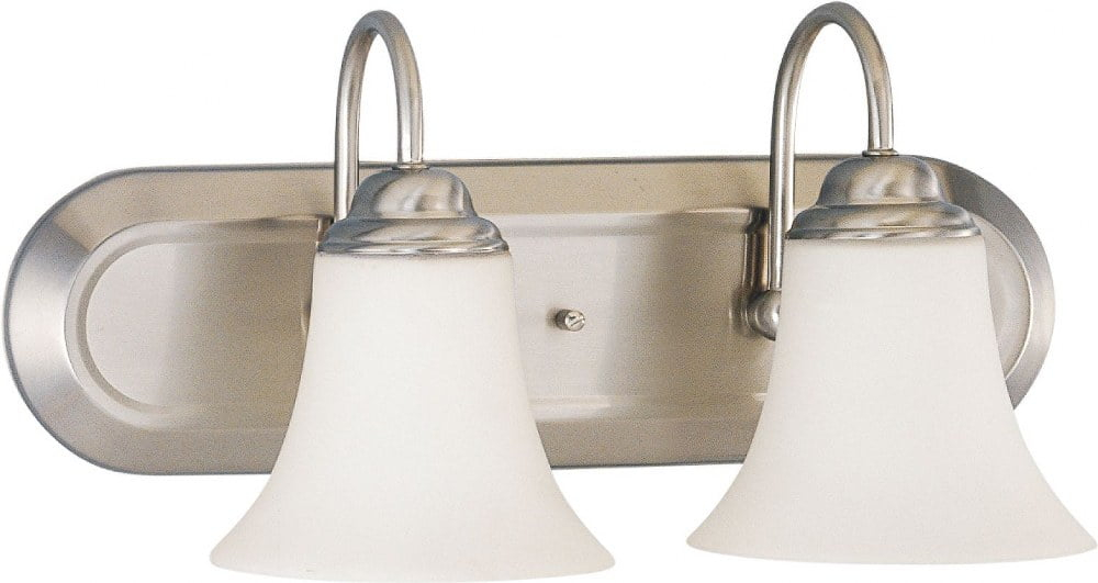 60/1833-Nuvo Lighting-Dupont-Two Light Vanity-13 Inches Wide by 8 Inches High