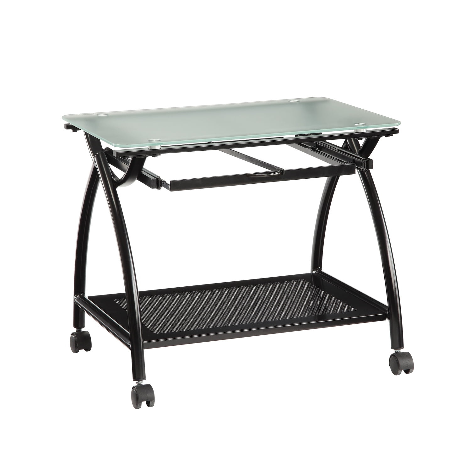 OSP Home Furnishings Newport Mobile File with Black Powder Coated Steel Frame