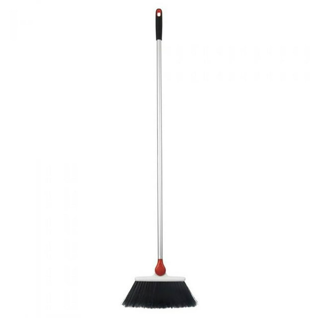 OXO Good Grips Lightweight Aluminum Frame Any Angle Household Broom, Silver
