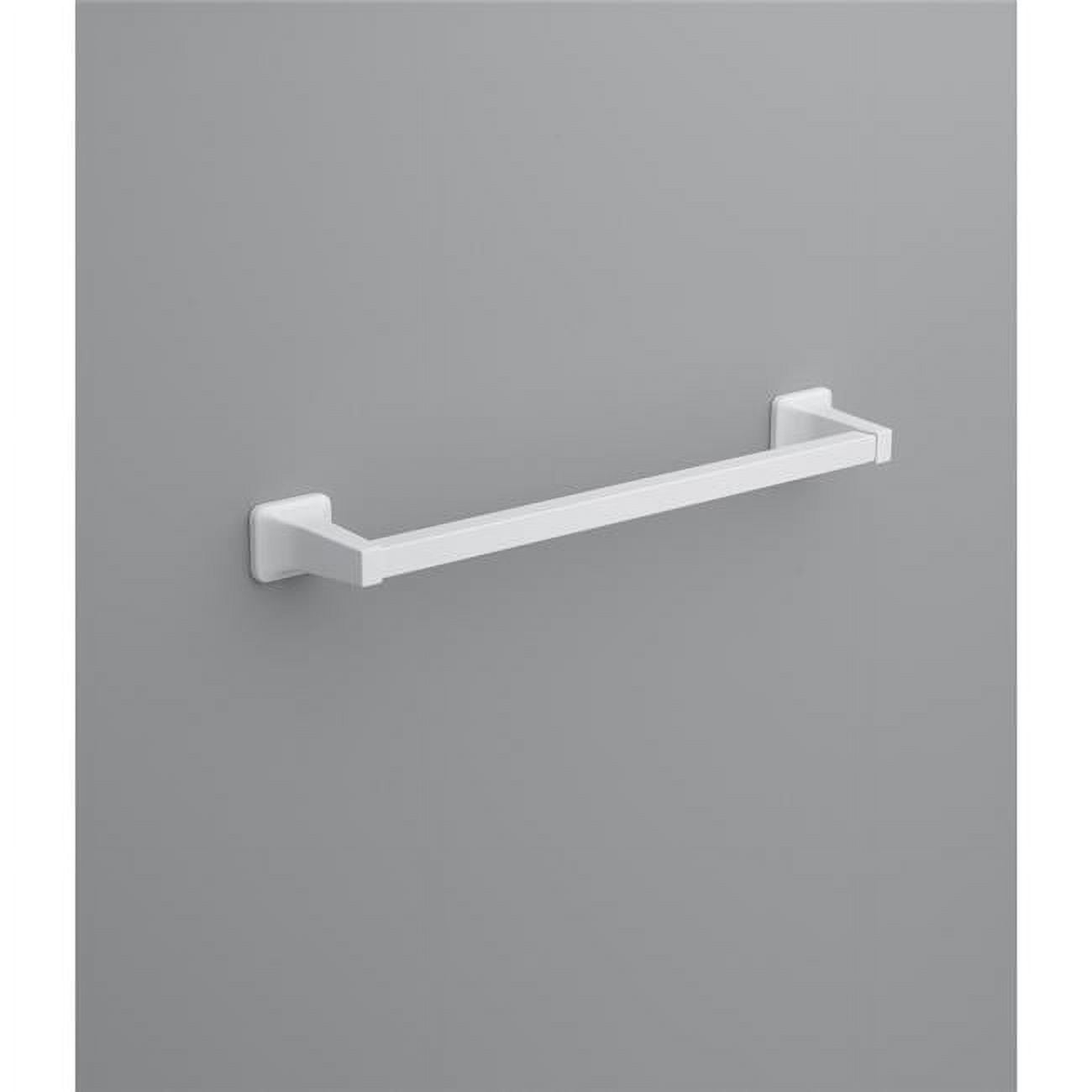 Oak Brook 4003590 18 in. Die Cast Zinc Towel Bar, White - Satin