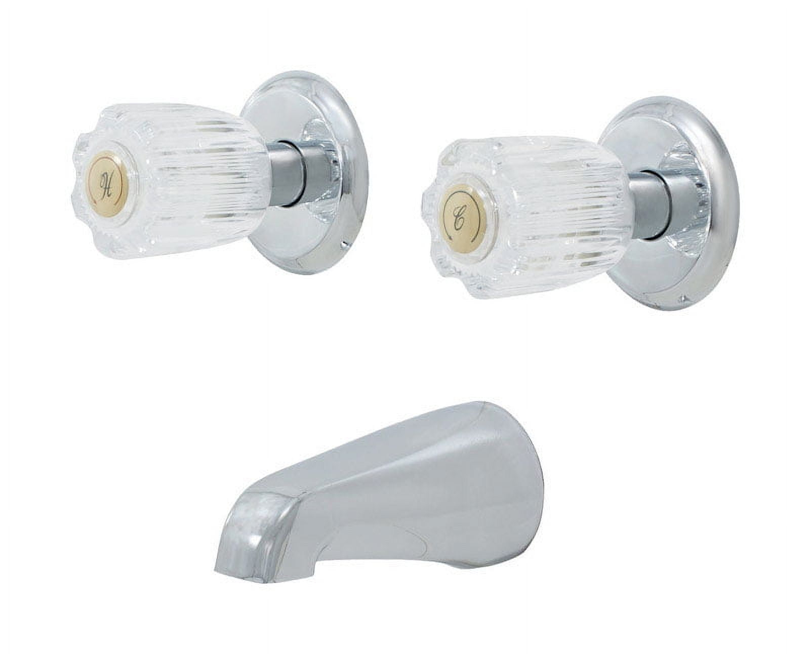 2 Handle Wall Tub Only Faucet