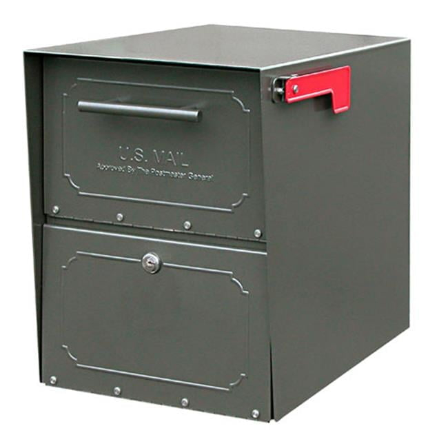 Oasis Jr. Curbside Locking Mailbox 15x11.5x18 Inch - Bronze