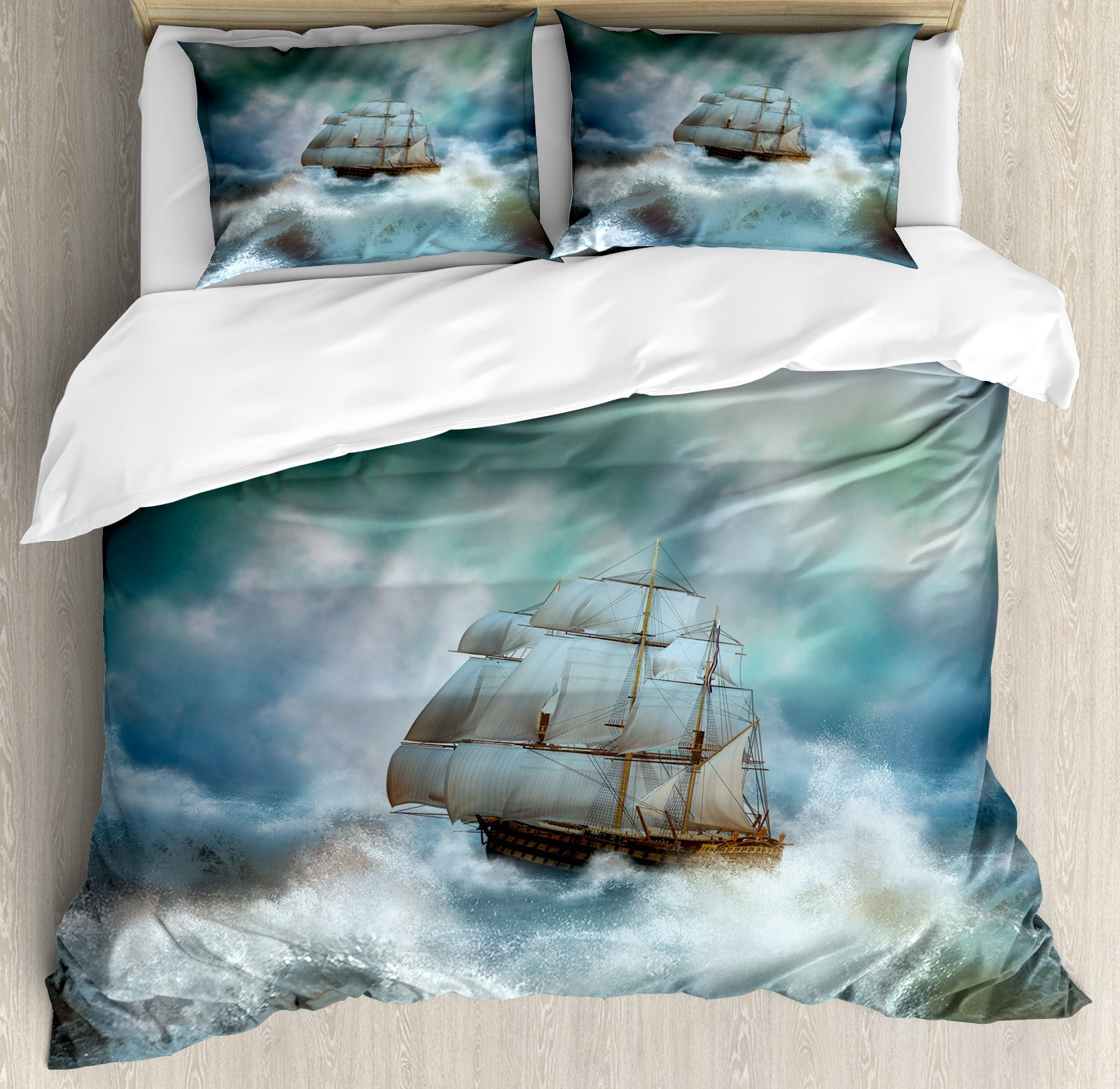 Ambesonne Coastal Duvet Cover Set