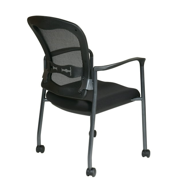 Inbox Zero Navarion Stackable Waiting Room Chair with Metal Frame