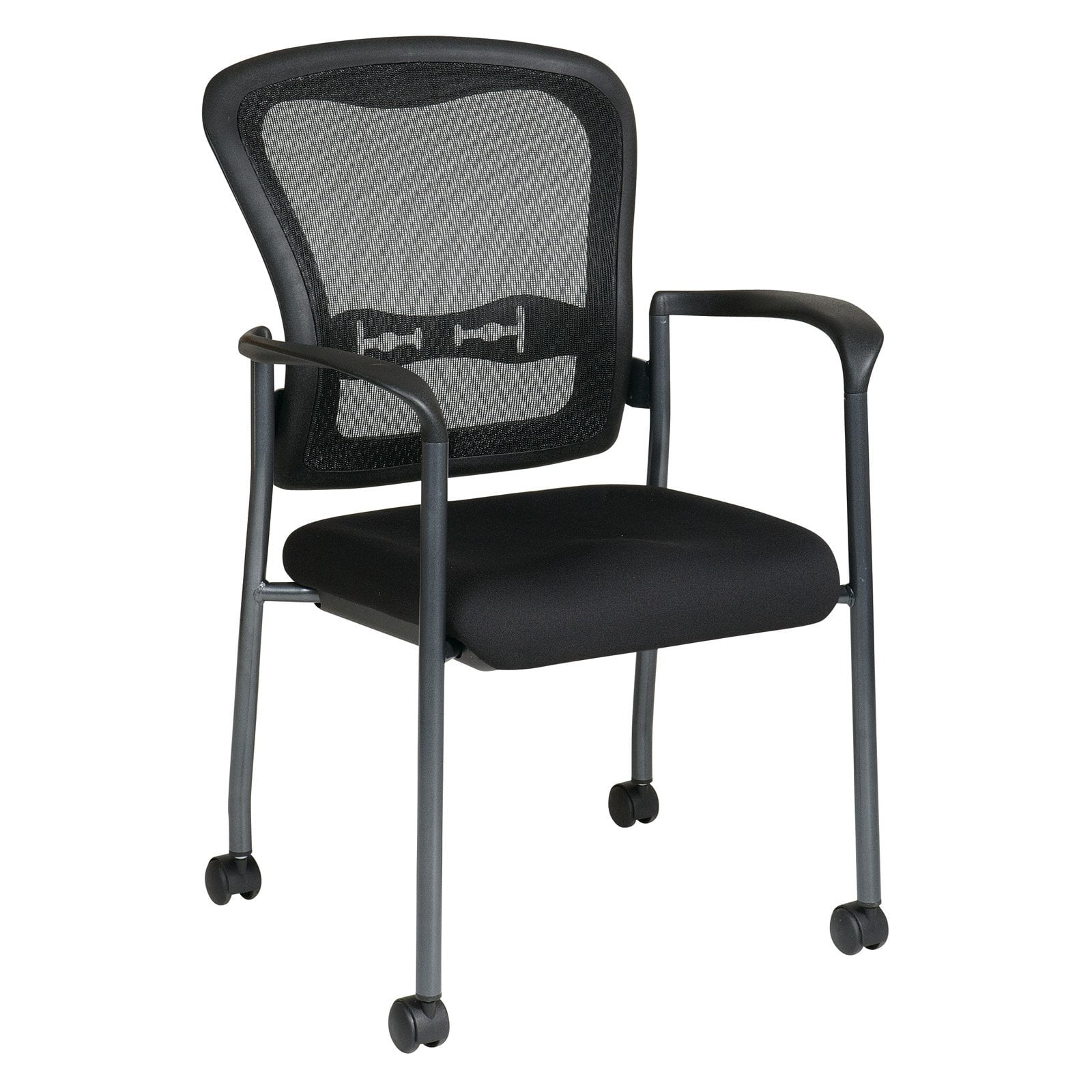 Inbox Zero Navarion Stackable Waiting Room Chair with Metal Frame