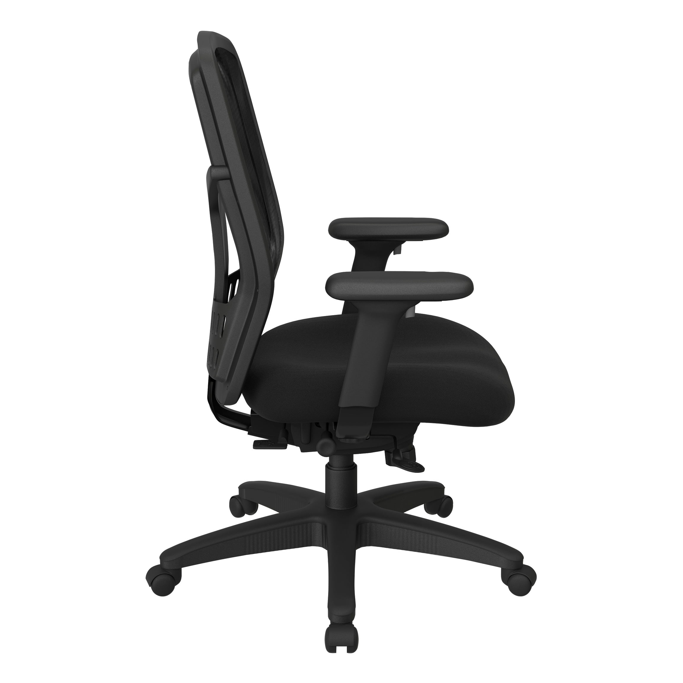 Office Star Products High-Back Managers Office Chair w/ adjustable arms icon black