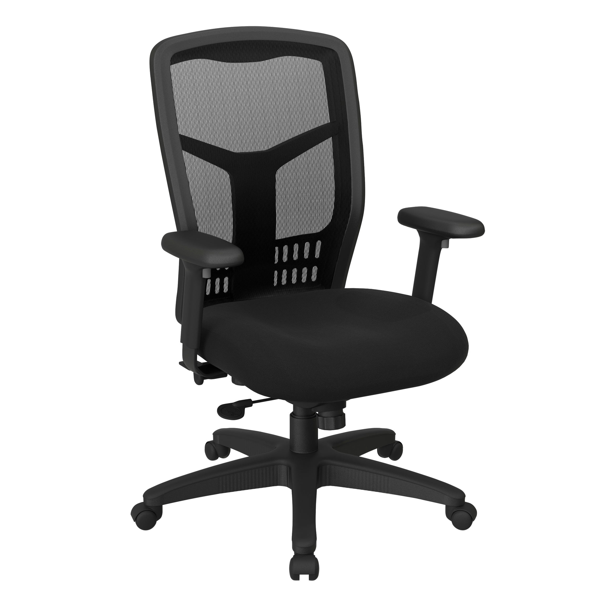 Office Star Products High-Back Managers Office Chair w/ adjustable arms icon black