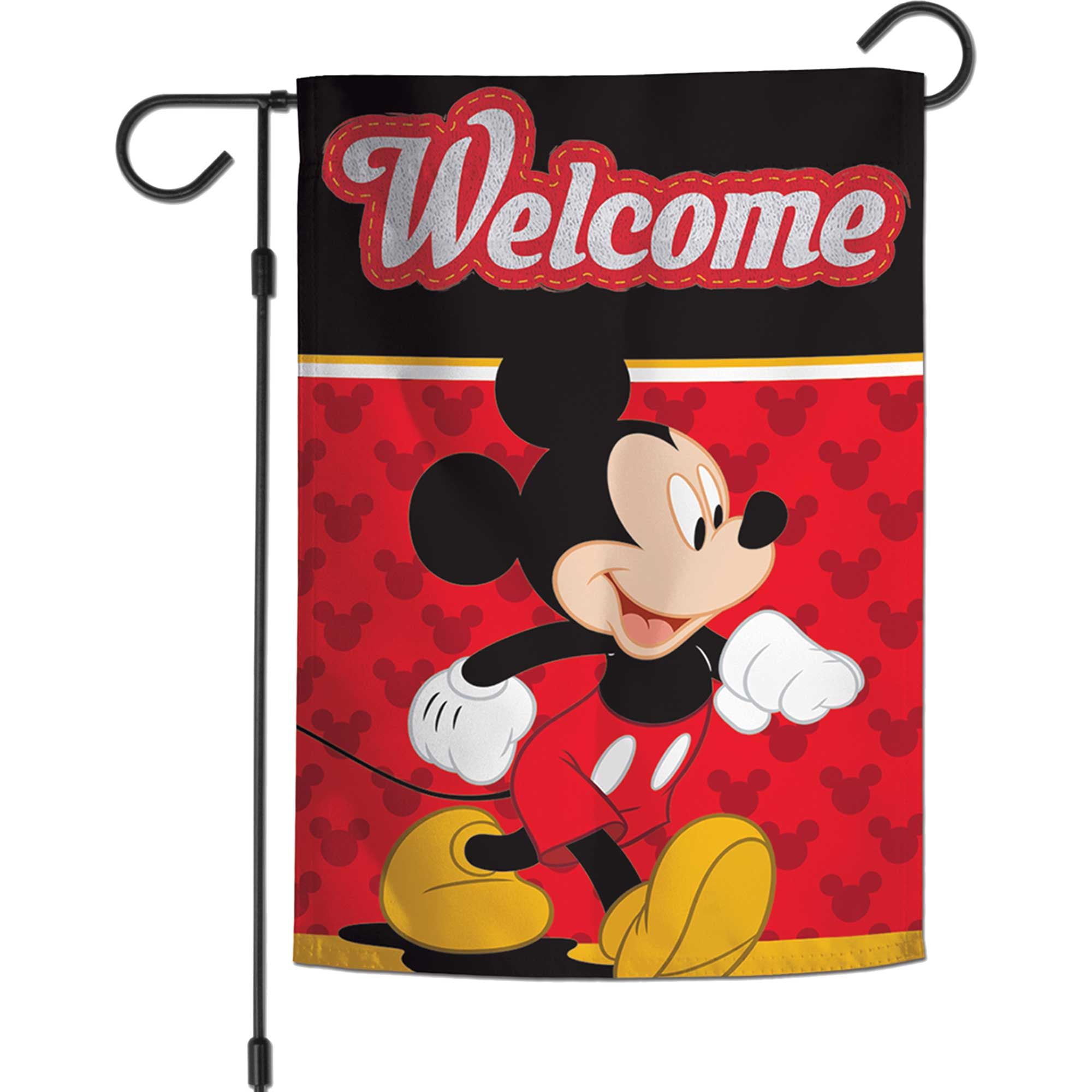 WinCraft Mickey Mouse 12.5" x 18" 2-Sided Garden Flag (Have A Good Day)