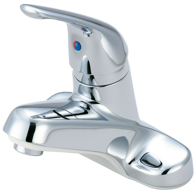 Centerset Single-handle Bathroom Faucet with Drain Assembly