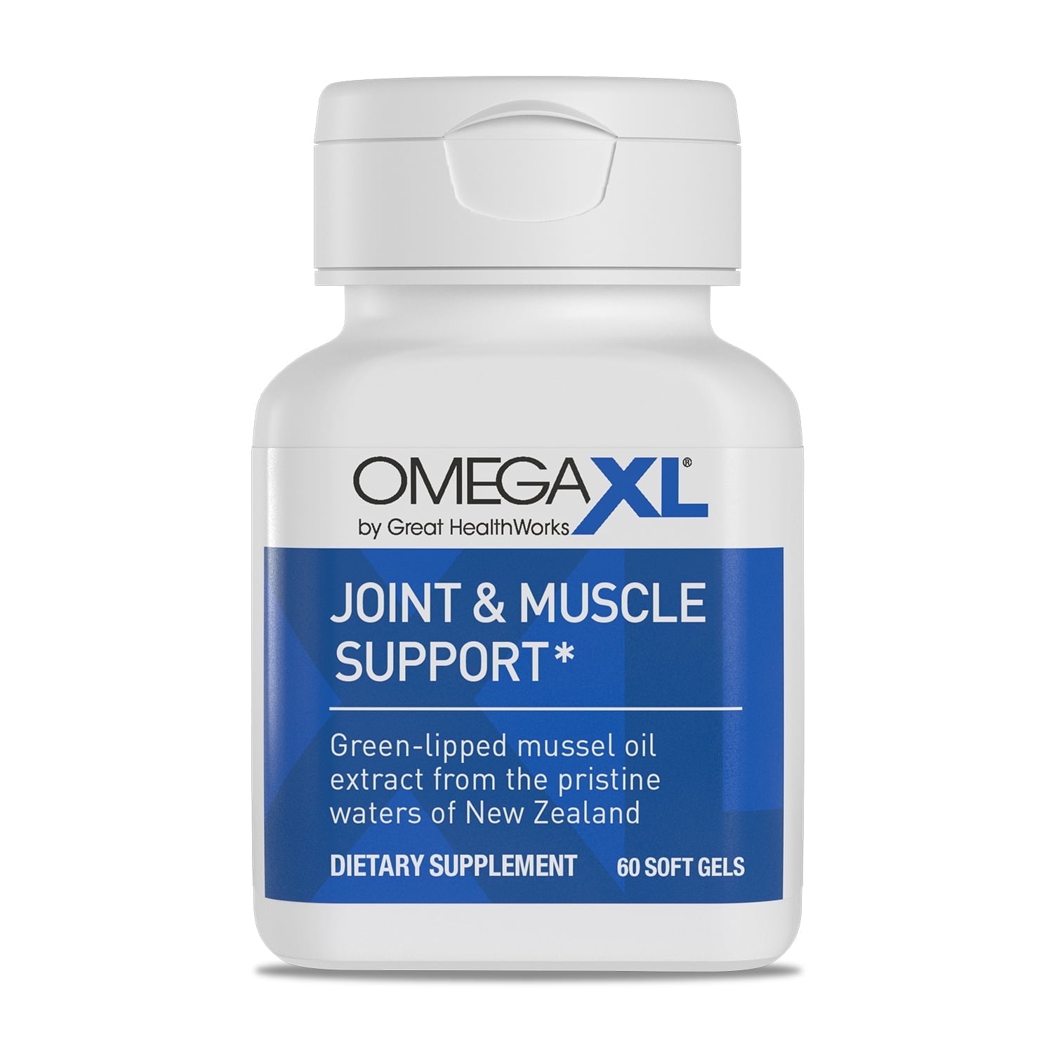 OmegaXL Joint & Muscle Support Green-Lipped Mussel Oil Soft Gels