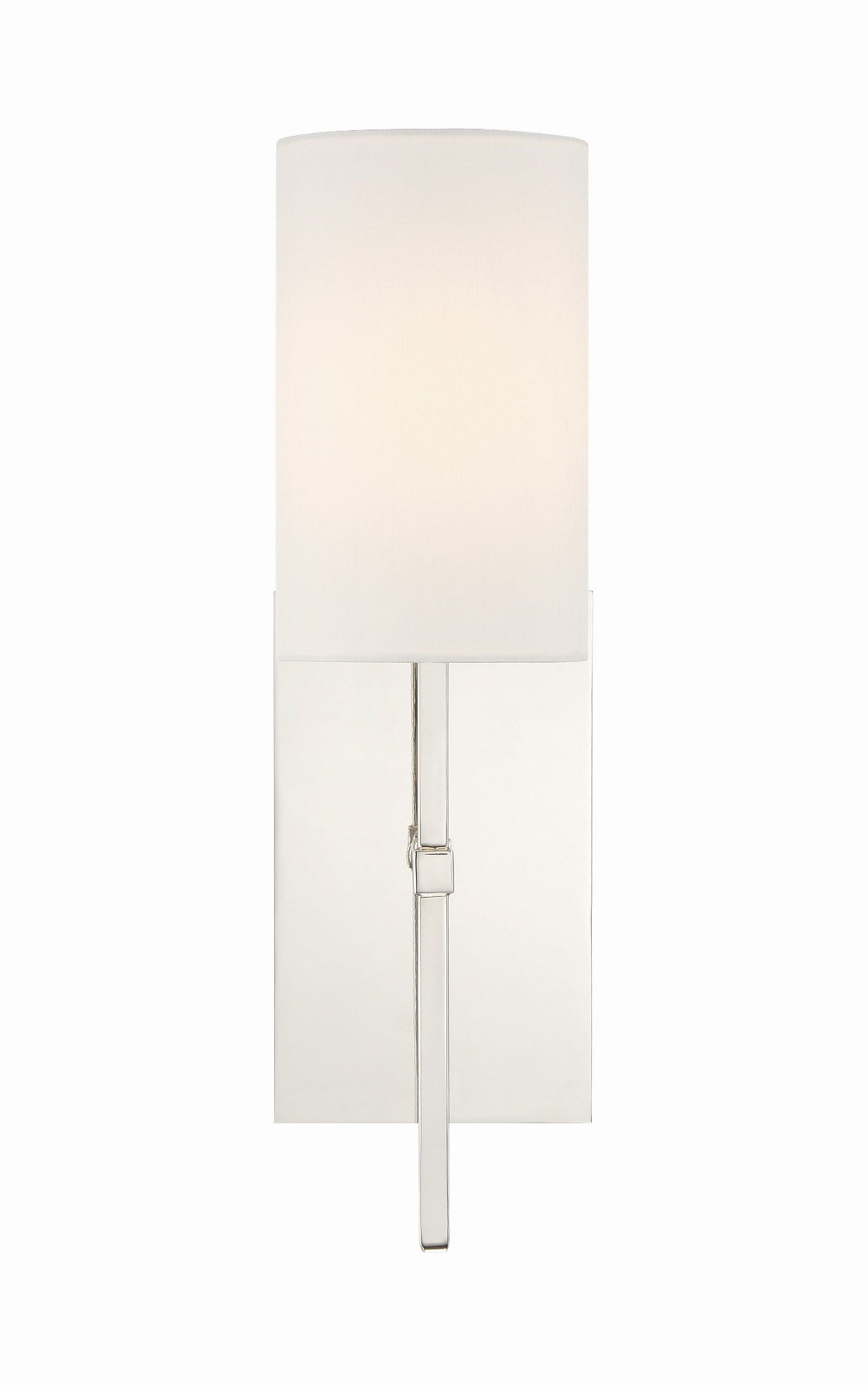VER-241-PN-Crystorama Lighting-Veronica - One Light Wall Sconce-Polished Nickel Finish