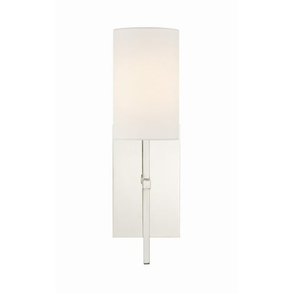 VER-241-PN-Crystorama Lighting-Veronica - One Light Wall Sconce-Polished Nickel Finish