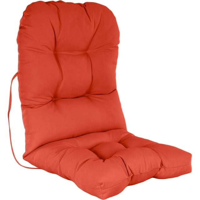 Orange Adirondack Indoor Outdoor Chair Cushion
