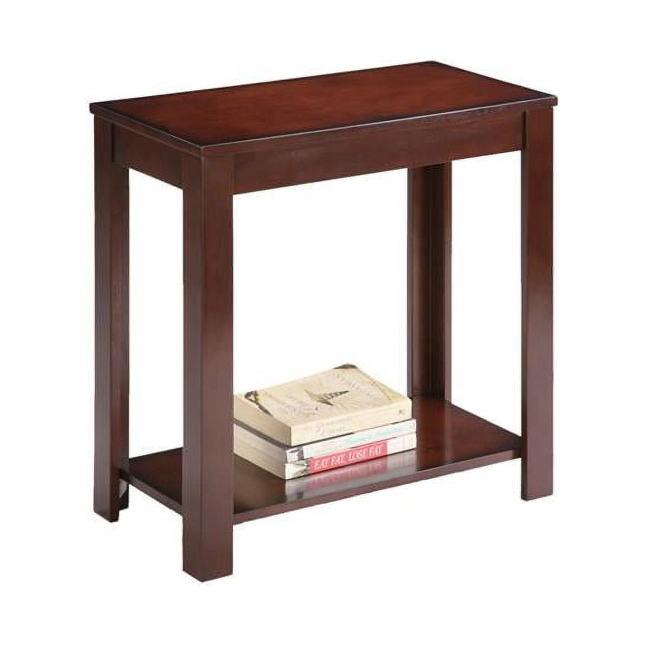 Crown Mark Pierce Chair Side Table, Espresso