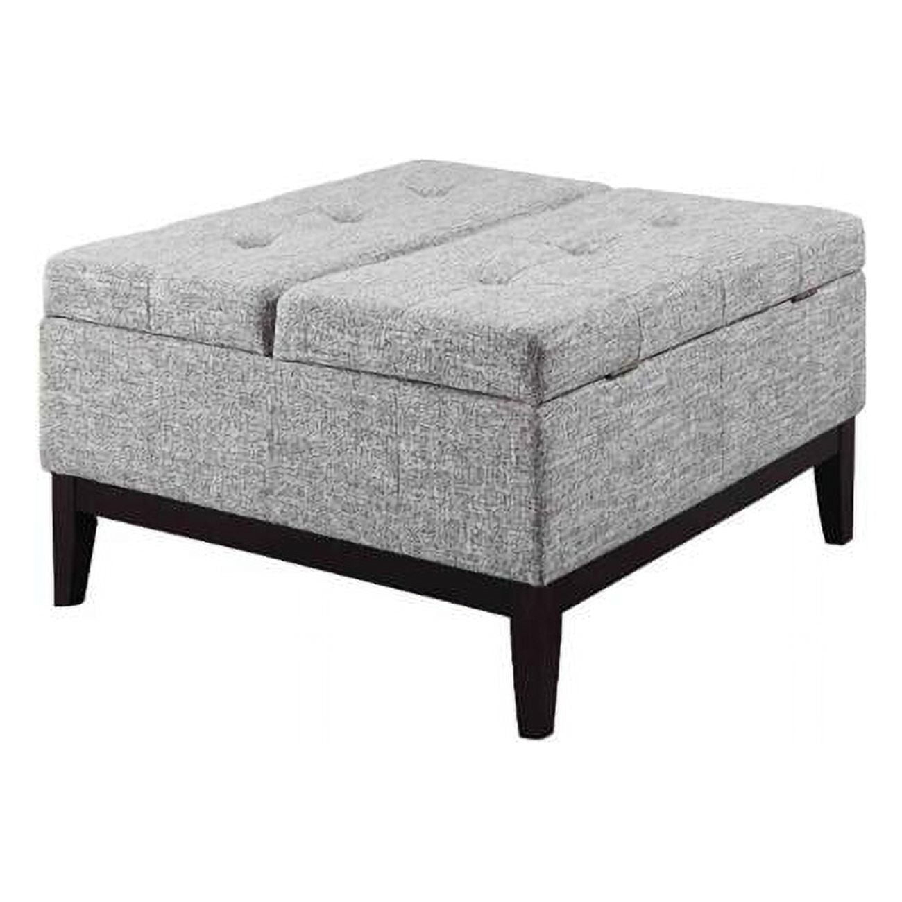 ORE International 18" Tall Dual Lift Coffee Table with Storage, Beige and Gray