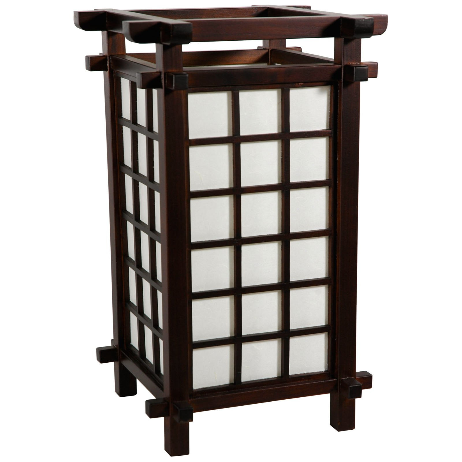 Oriental Furniture 17" Ido Lamp, Japanese, Table lamp, Asian design, Bedroom, Living room, Studies