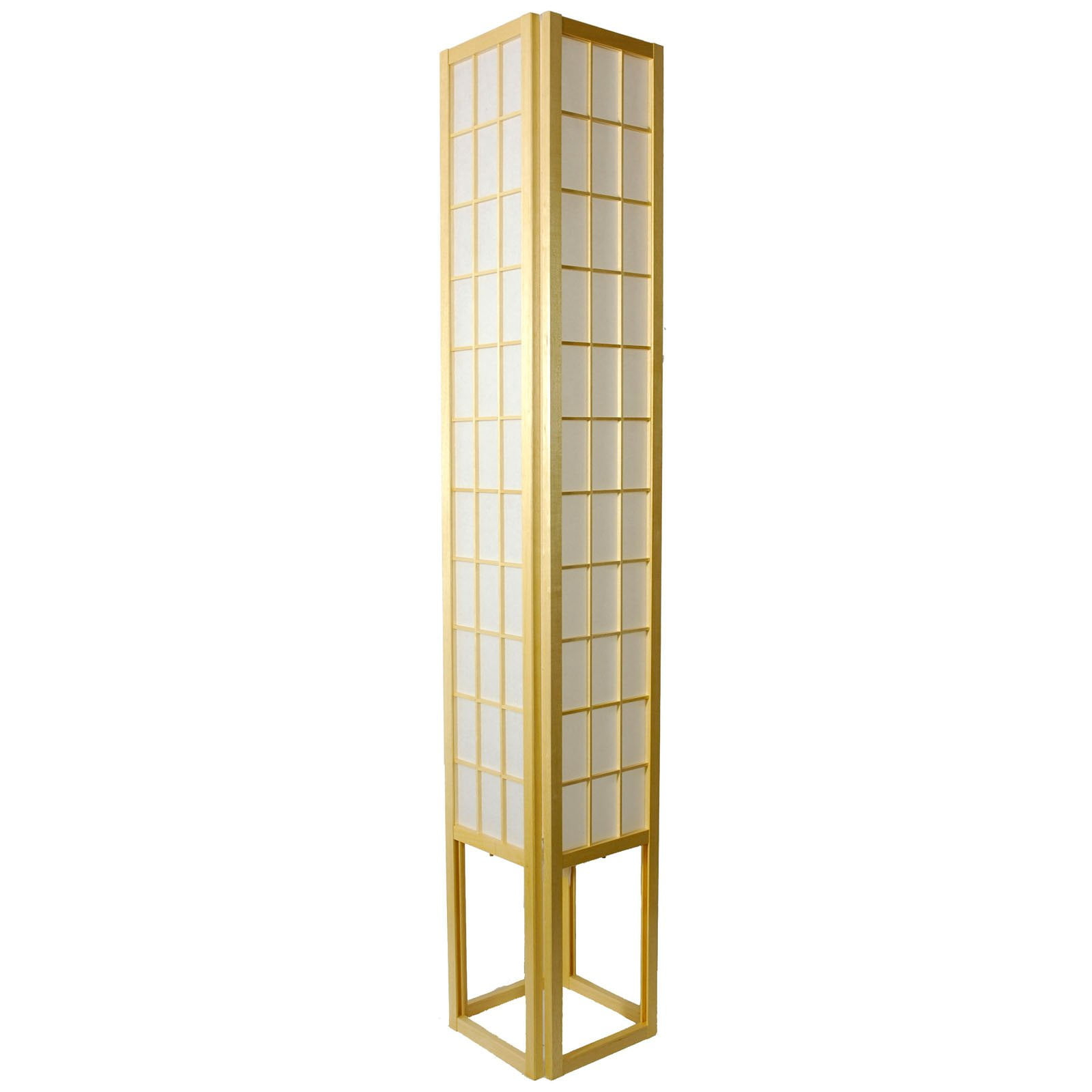 Oriental Furniture 72" Window Pane Shoji Lamp