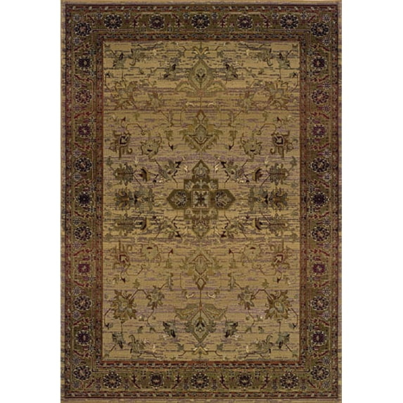 Oriental Weavers Kharma Indoor Rug Rectangle Area Rug Beige 2' 3" X 4' 5"