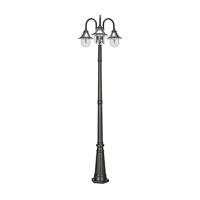 Orion Triple Head Lamp Post - Black