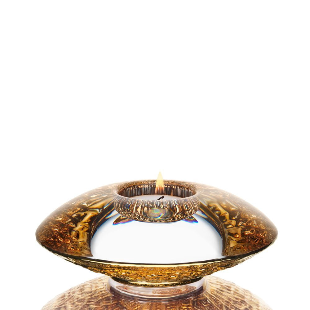 Orrefors Discus 1.75'' H Crystal Tabletop Votive Holder