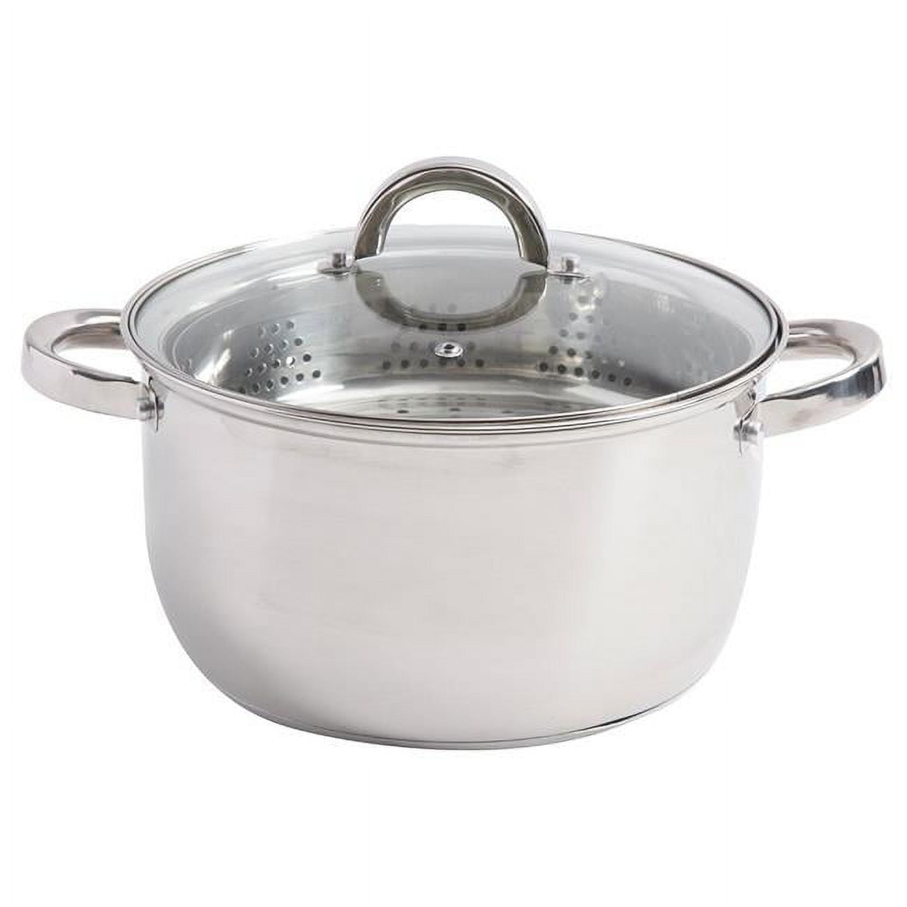 Oster Sangerfield 6 Qt Aluminum Dutch Oven with Steamer Basket
