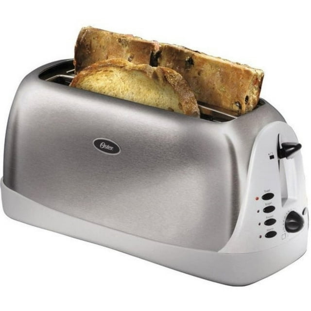 Oster TSSTTR6330-NP Tostadora de 2 Rebanadas Extralarga, Acero Inoxidable