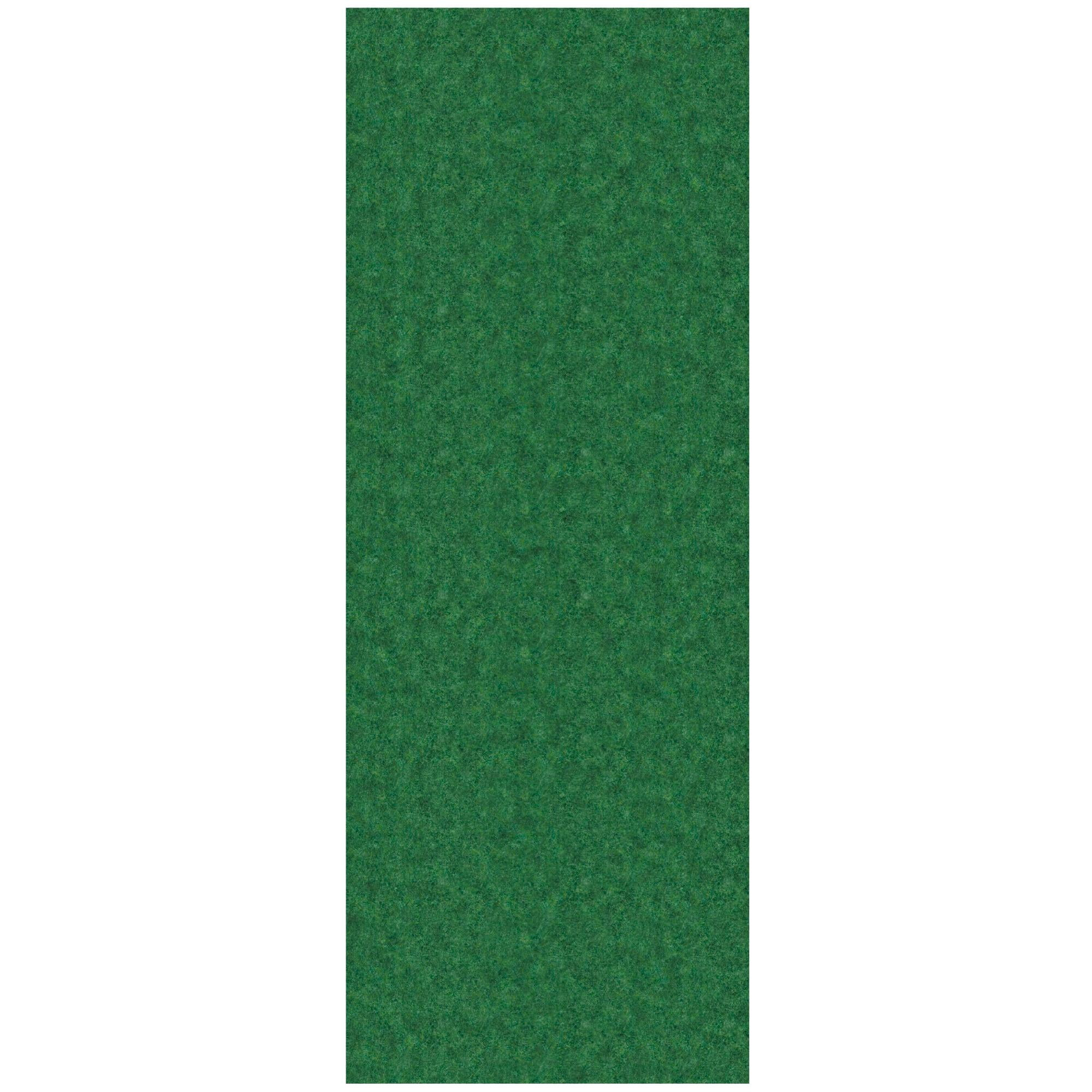 Ottomanson Hallway Runner Waterproof Non-Slip Rubberback 3x6 Indoor/Outdoor Utility Rug, 2'7" x 6', Green