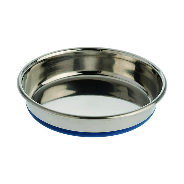 OurPets Durapet NO SKID Stainless Steel Food and Water CAT Bowl 8 ounce