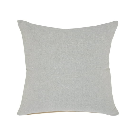 Ox Bay Tatum 20" x 20" Light Gray Solid Cotton Adult Decorative Throw Pillow