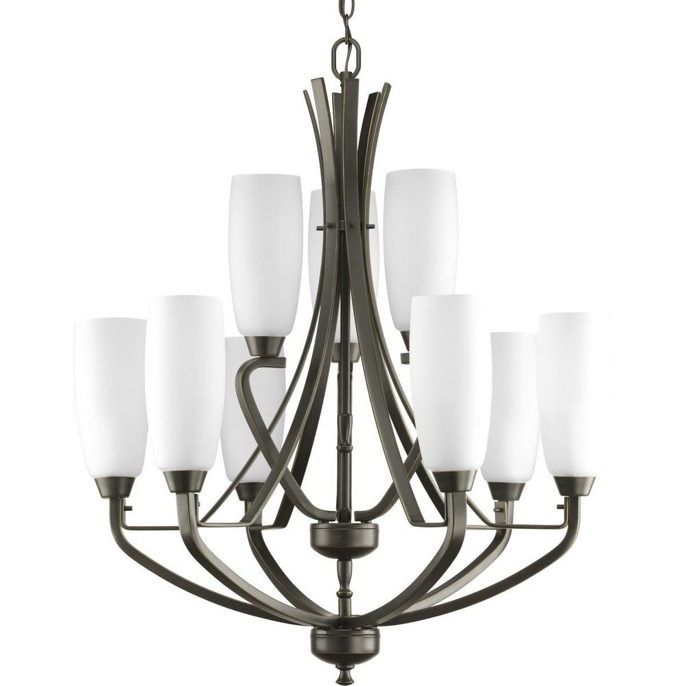 P4439-20-Progress Lighting-Wisten - Chandeliers Light - 9 Light in Modern style - 27 Inches wide by 33.38 Inches high-Antique Bronze Finish