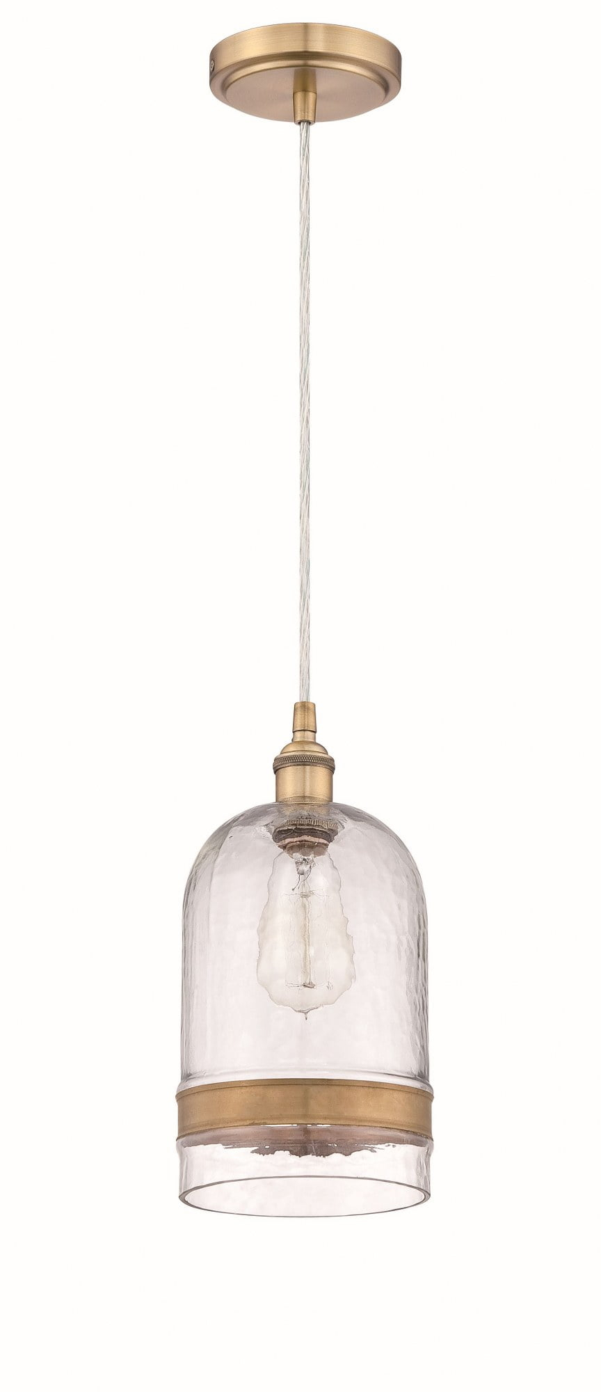 1 - Light Antique Copper Single Pendant