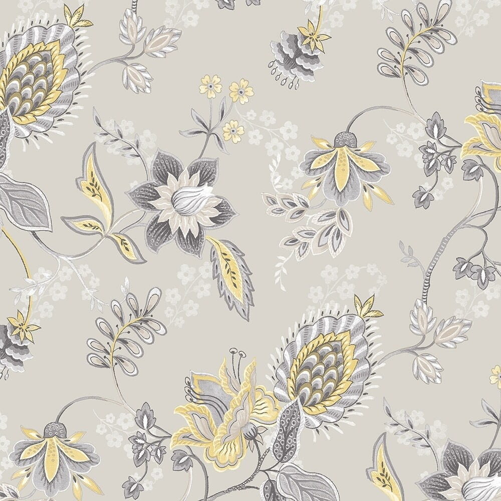 PATTON Jacobean Floral Wallpaper