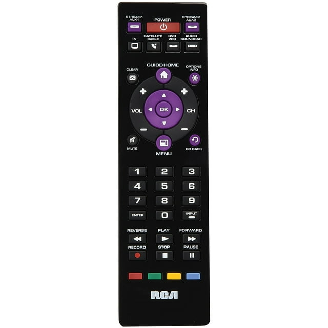 RCA 4-Device Universal Remote Streaming Player Compatible