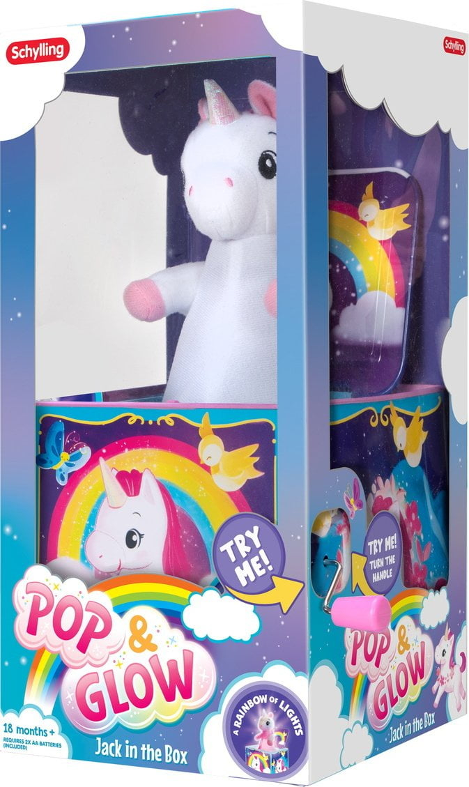 POP & Glow Unicorn Jack in the Box